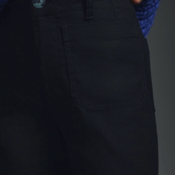 Maeve by Anthropologie Black Collete Womens Pants Size 24W - Picture 3 of 9